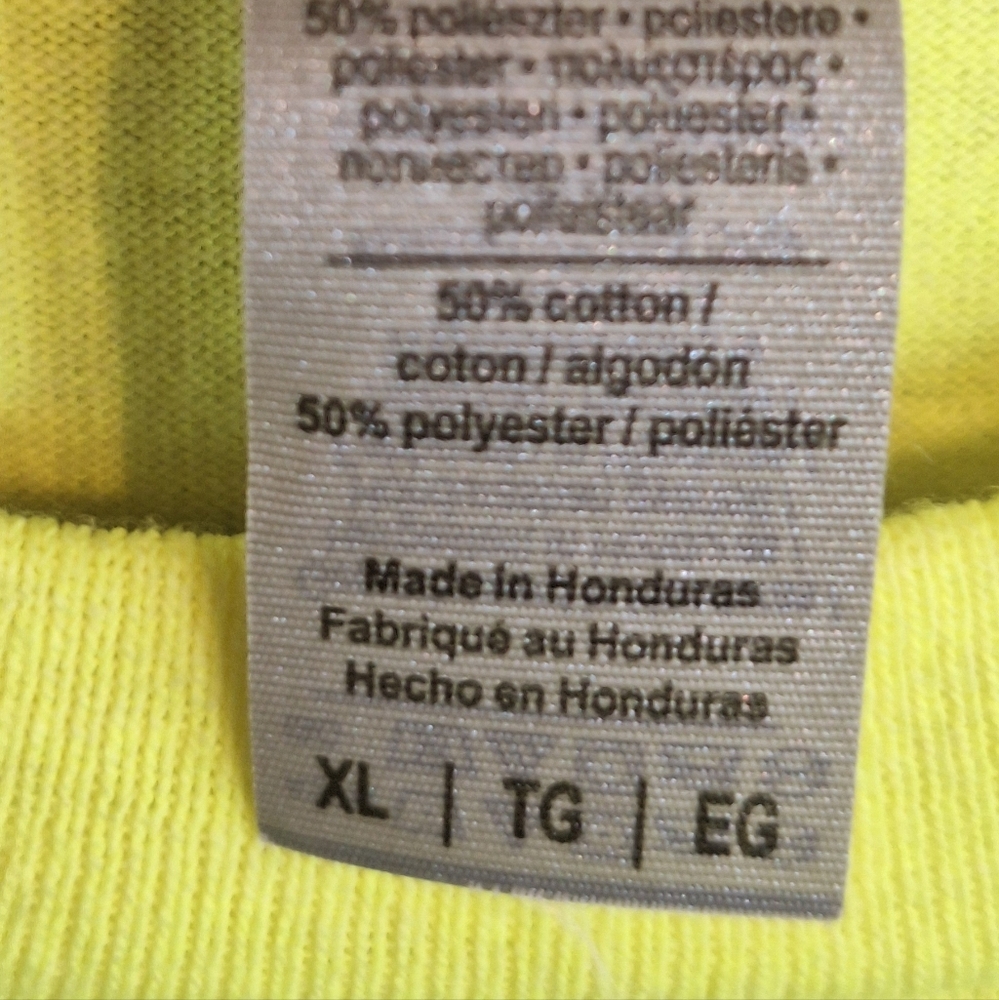 Gildan Neon Yellow 'I'm So Harlem' T-Shirt - Picture 6 of 10